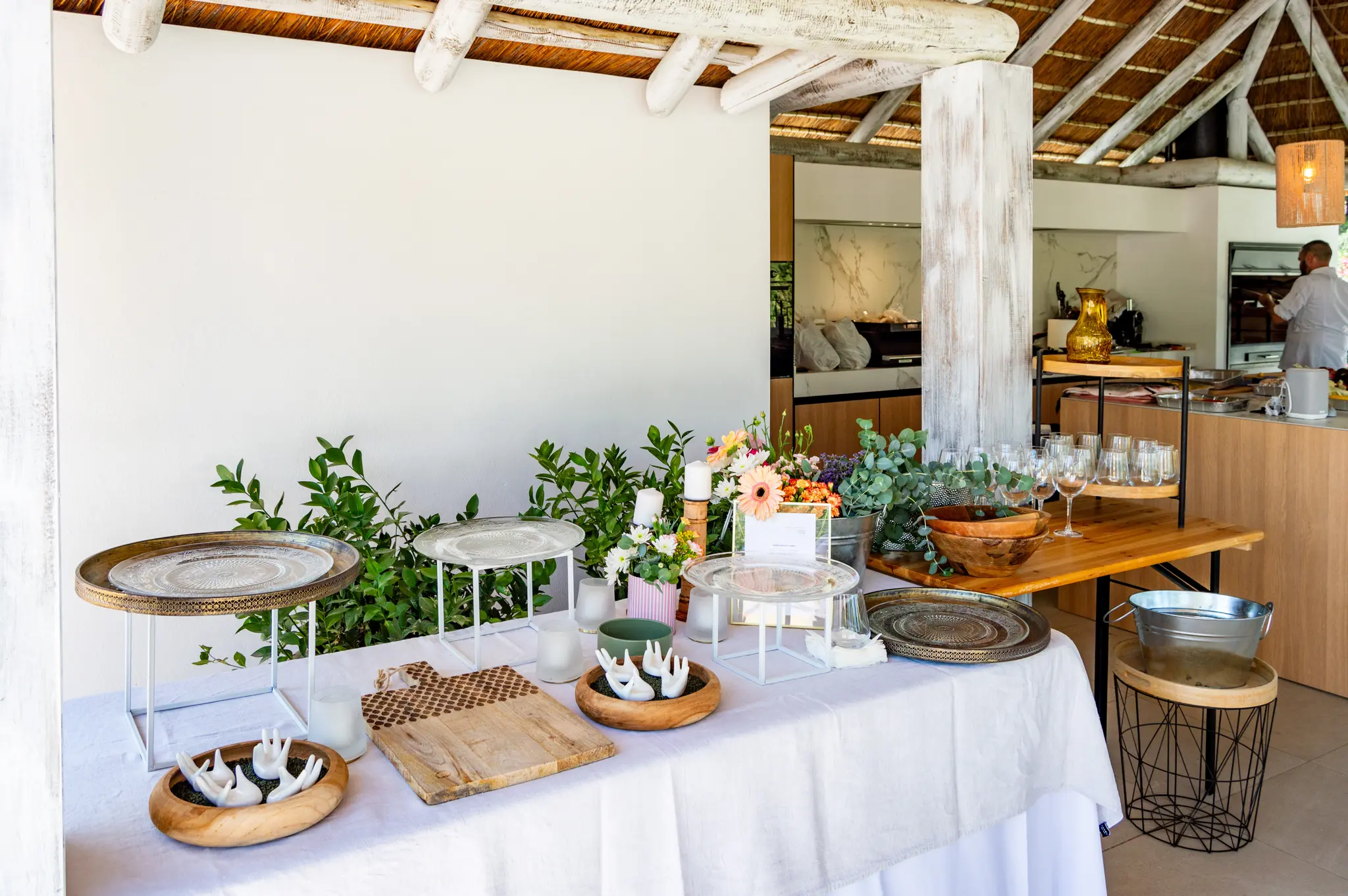 Elegant wedding table detail