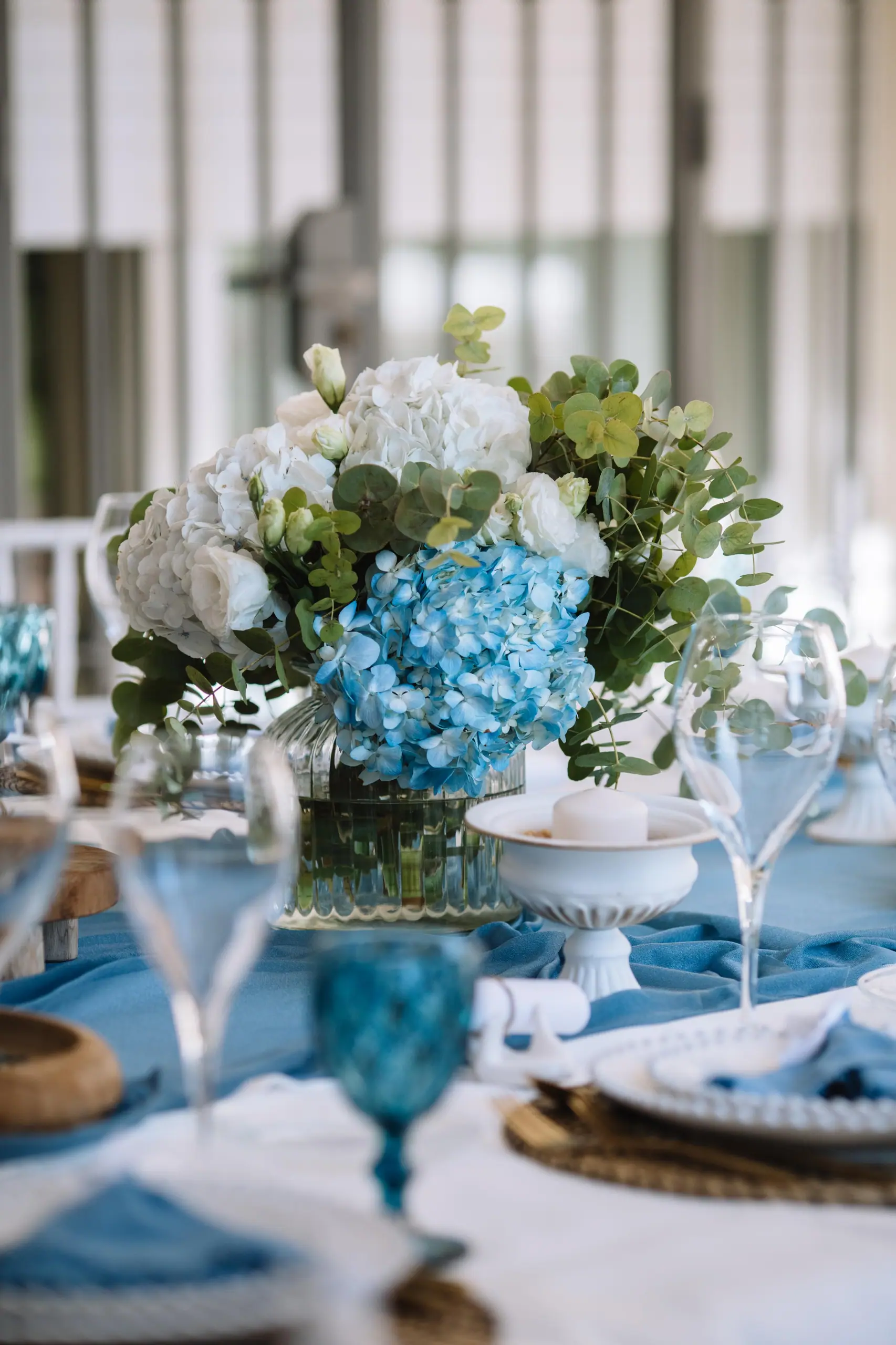 Intimate wedding moment in a Mediterranean villa